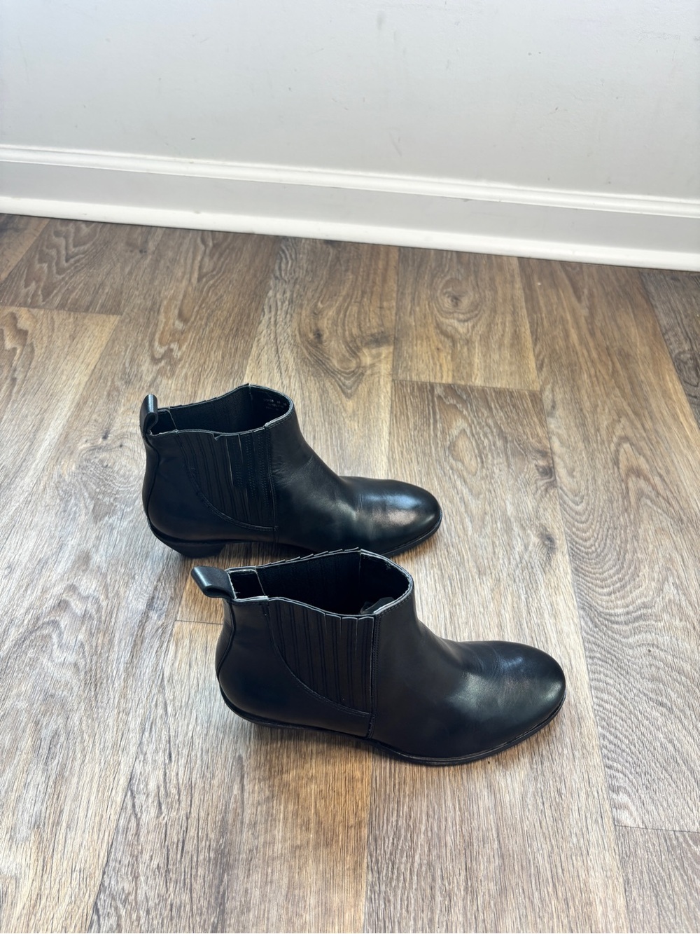 ECCO Black Leather Chelsea Ankle Boots Women’s EU 38 US 7.5 8 - Picture 9 of 12